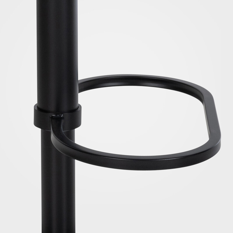 Stilren justerbar barstol med filtklädsel och fotstöd