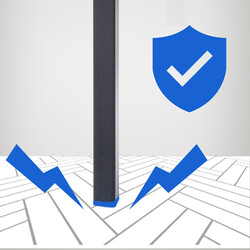 Elegant barstol med filtklädd sits och ryggstöd