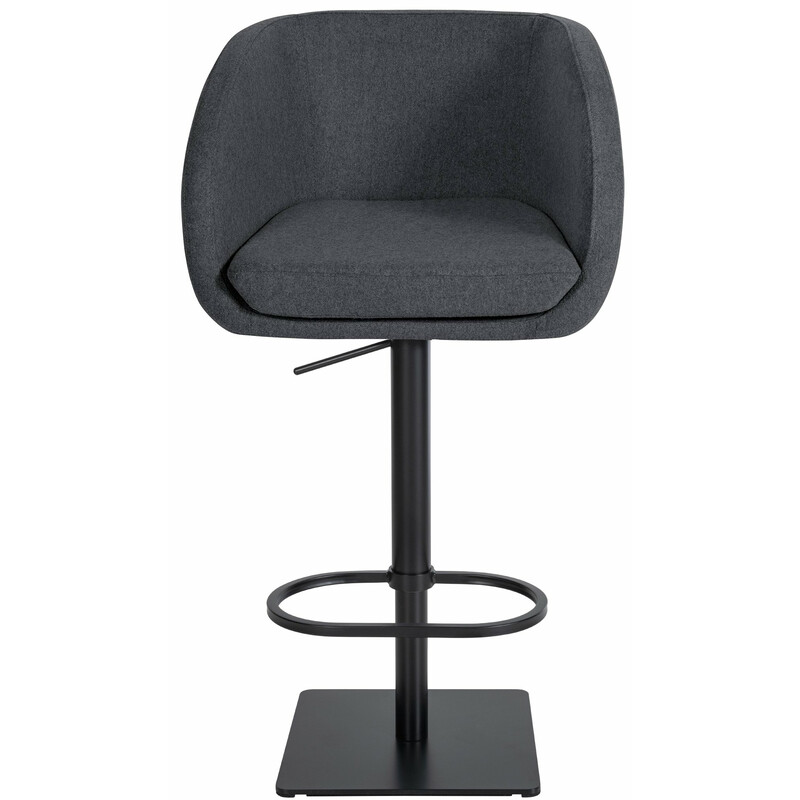 Barstol med filtklädsel och 360° rotation