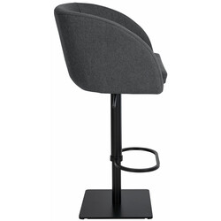 Barstol med filtklädsel och 360° rotation