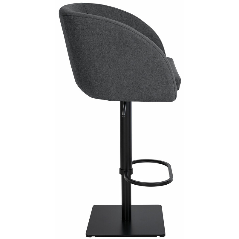 Barstol med filtklädsel och 360° rotation