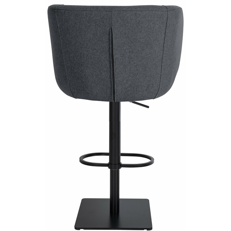 Barstol med filtklädsel och 360° rotation