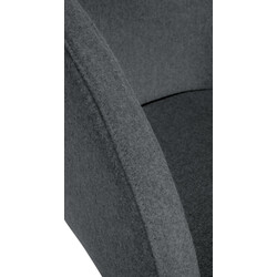 Barstol med filtklädsel och 360° rotation