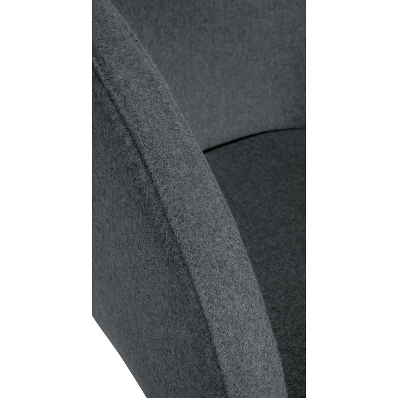 Barstol med filtklädsel och 360° rotation