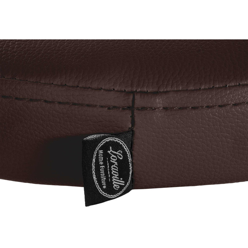 Justerbar barstol i konstläder med roterbart säte