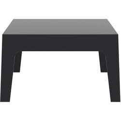 Praktiskt stapelbart trädgårdsbord i UV-beständig plast