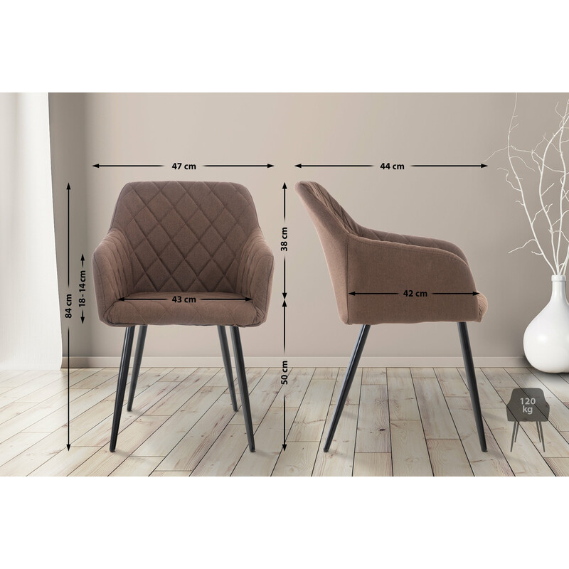 Eleganta matstolar med modern design och exceptionell komfort