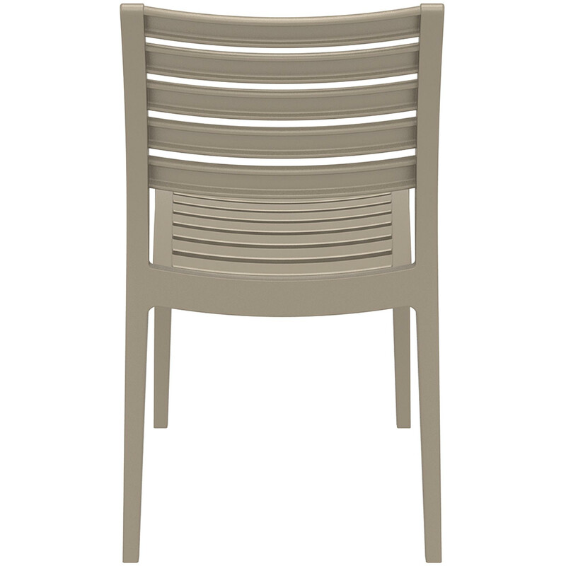 Stapelbar väderbeständig trädgårdsstol i plast för utomhusbruk