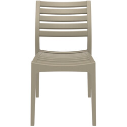 Stapelbar väderbeständig trädgårdsstol i plast för utomhusbruk