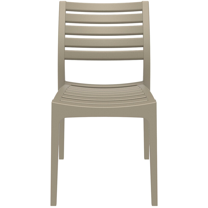 Stapelbar väderbeständig trädgårdsstol i plast för utomhusbruk