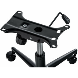 Universell stolram med hjul och höjdjustering