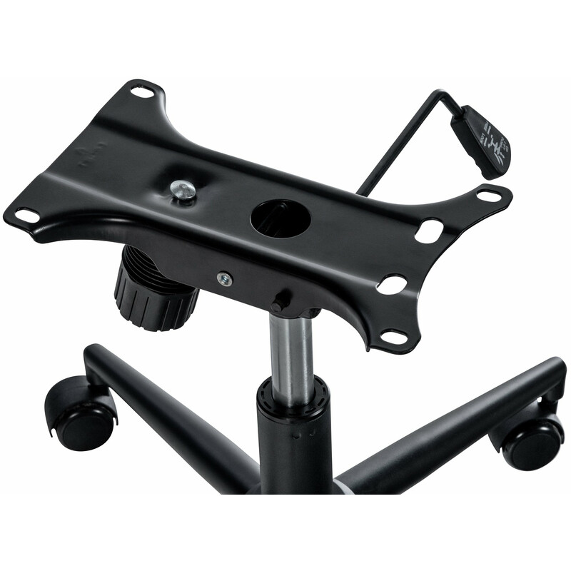 Universell stolram med hjul och höjdjustering