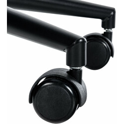 Universell stolram med hjul och höjdjustering