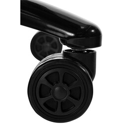 Elegant kontorsstol i äkta läder med justerbar höjd