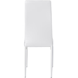 Elegant matstol med bekväm stoppning och slitstarkt material