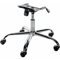 Universell stolsram med justerbar höjd och gungmekanism