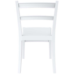 Stapelbar väderbeständig plaststol för inom- och utomhusbruk