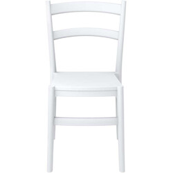 Stapelbar väderbeständig plaststol för inom- och utomhusbruk