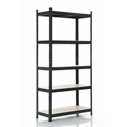 Robust och mångsidigt hyllsystem med justerbara hyllplan