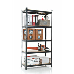 Robust och mångsidigt hyllsystem med justerbara hyllplan