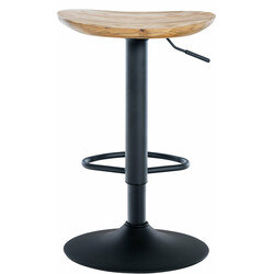 Höjdjusterbara moderna barstolar i trä och metall