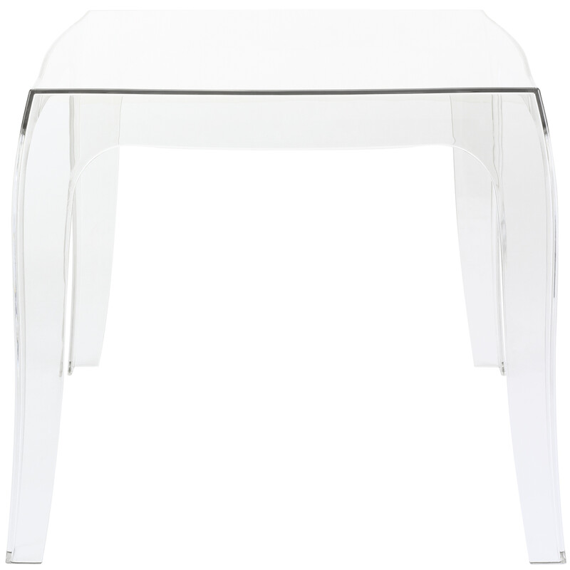 Elegant och hållbart utomhussidobord i väderbeständig polykarbonat