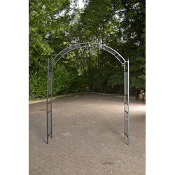 Justerbar rosbåge med hållbar pulverlackering och dekorativa detaljer