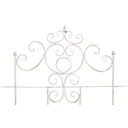 Rustik spaljépar för klätterväxter i trädgården