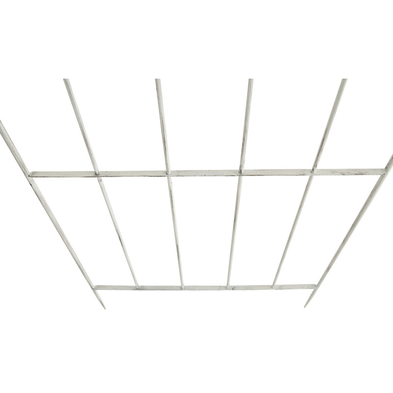 Rustik spaljépar för klätterväxter i trädgården