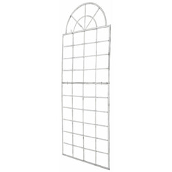 Elegant väggspaljé i järn med handgjord antikpatina