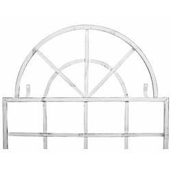 Elegant väggspaljé i järn med handgjord antikpatina