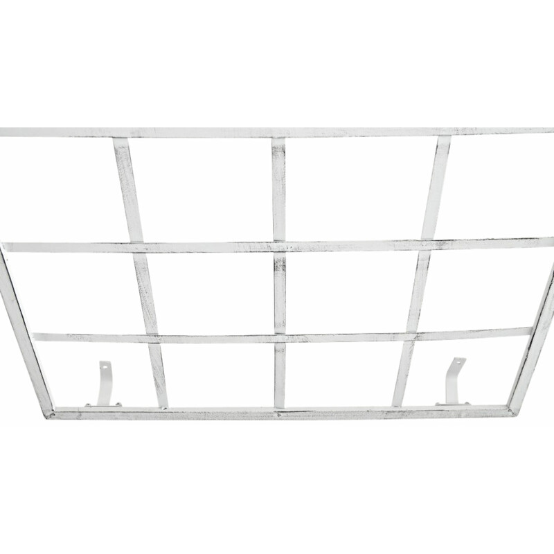 Elegant väggspaljé i järn med handgjord antikpatina