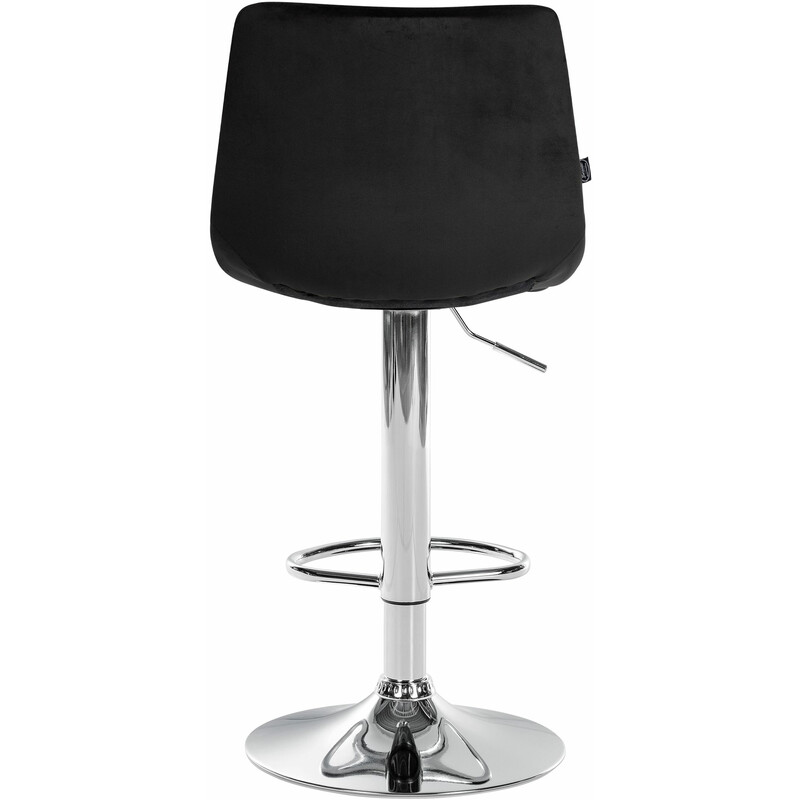 Elegant justerbar barstol i sammet med 360° rotation