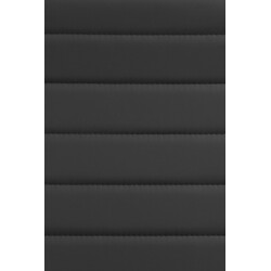 Elegant ergonomisk kontorsstol i konstläder med gyllene detaljer