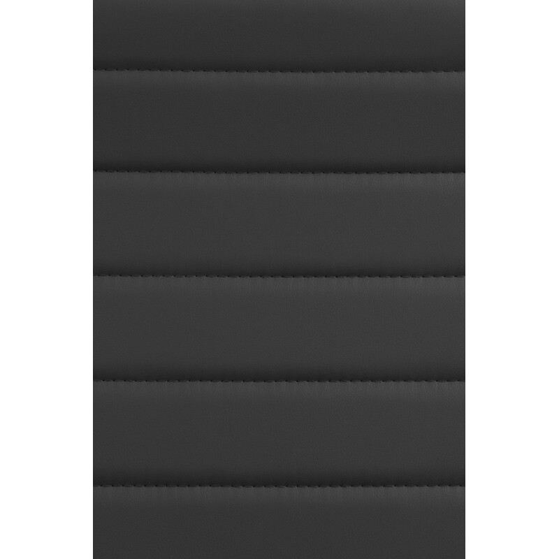 Elegant ergonomisk kontorsstol i konstläder med gyllene detaljer