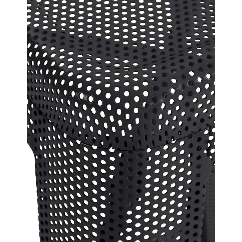 Industriell stapelbar barstol med fotstöd och golvskydd