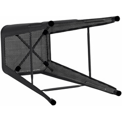 Industriell stapelbar barstol med fotstöd och golvskydd