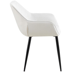 Elegant och bekväm stol med hållbar metallram