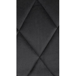 Elegant justerbar barstol i sammet med metallram