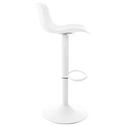 Höjdjusterbar barstol med roterande sits och golvskydd