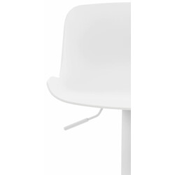 Höjdjusterbar barstol med roterande sits och golvskydd