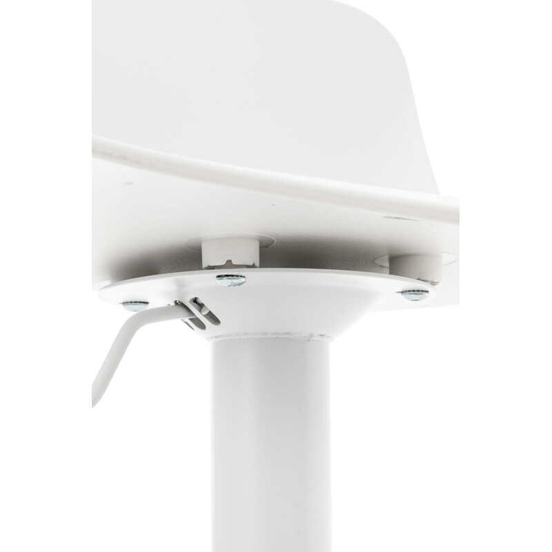 Höjdjusterbar barstol med roterande sits och golvskydd