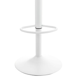 Höjdjusterbar barstol med roterande sits och golvskydd