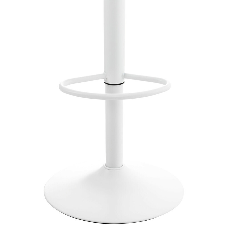 Höjdjusterbar barstol med roterande sits och golvskydd