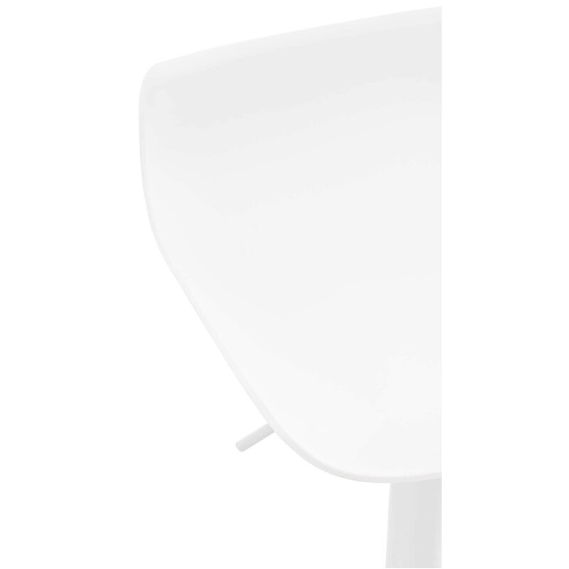 Höjdjusterbar barstol med böjd sits och trumpetfot