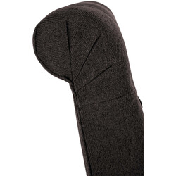 Eleganta matstolar med hög rygg och sammetstyg