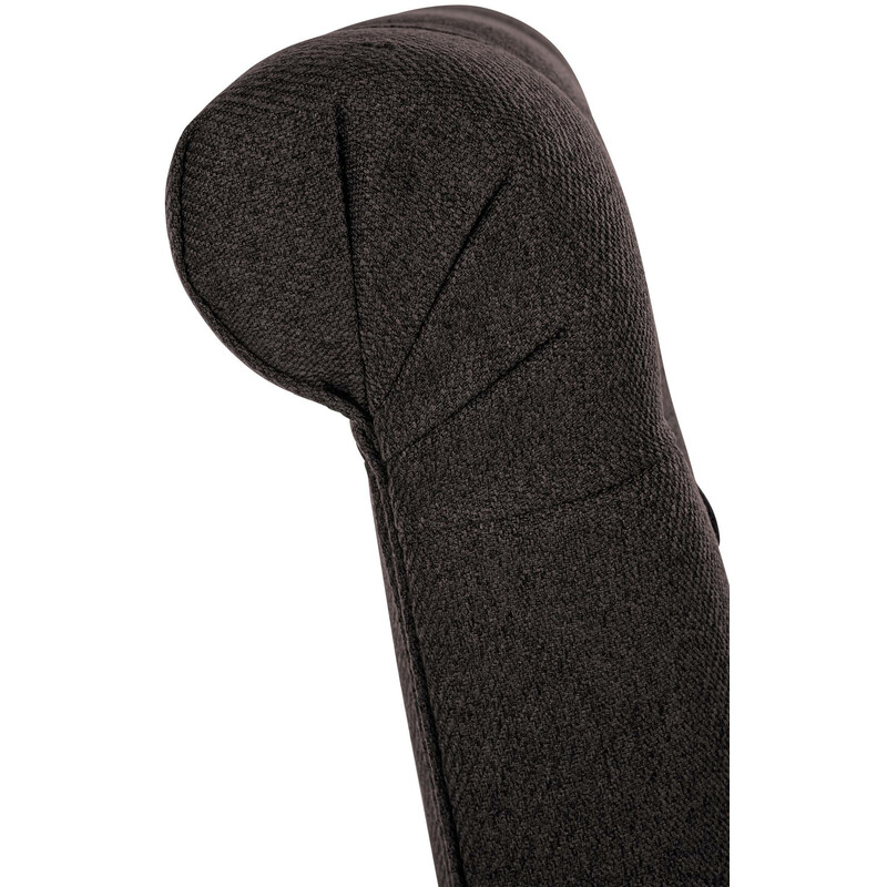 Eleganta matstolar med hög rygg och sammetstyg