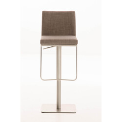 Roterbar och höjdjusterbar barstol utan armstöd