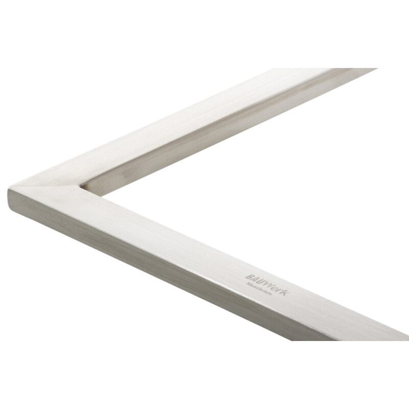 Eleganta matstolar i konstläder med rostfri stålram