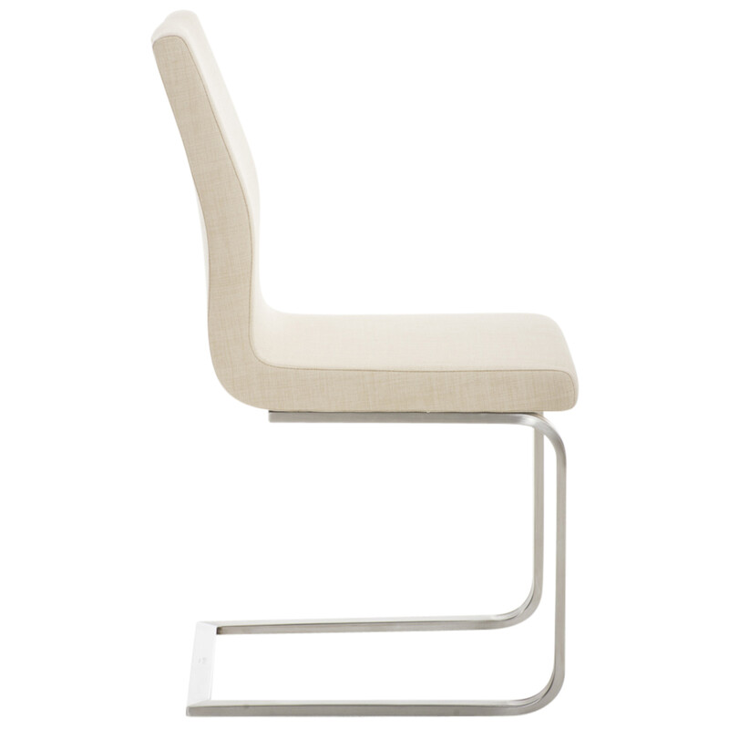 Bekväma och stilrena Belfort-matstolar i rostfritt stål